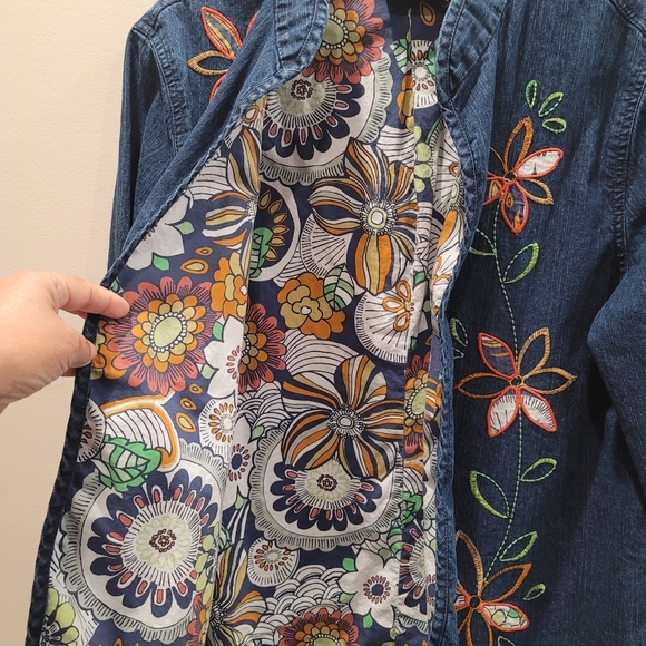 Alfred Dunner Denim Jacket - Sz 16 US - Picture 2 of 10